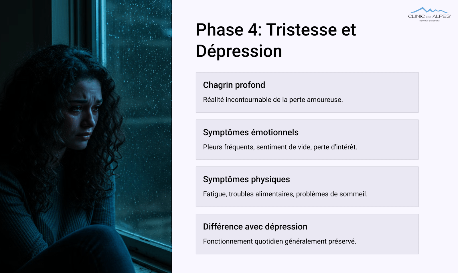 phase 4 : tristesse et dépression